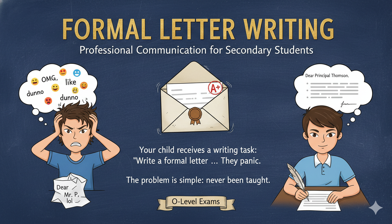 Formal Letter Writing and Professional Communication for Secondary Students