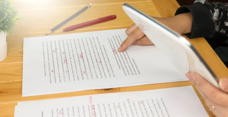 proofreading an english essay